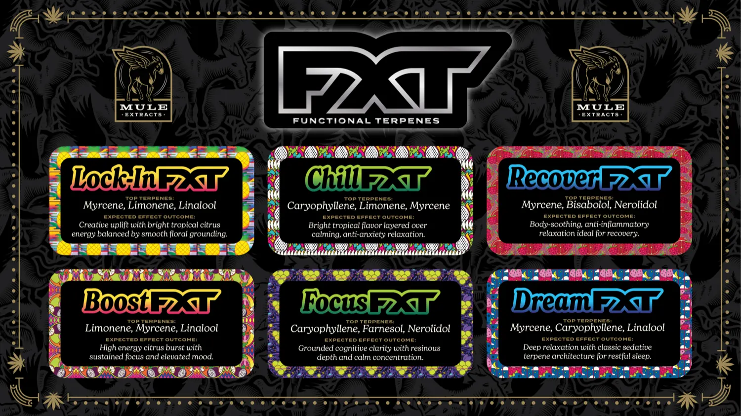 FXT functional terpene cartridges