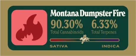 Montana Dumpster Fire Dank Tank