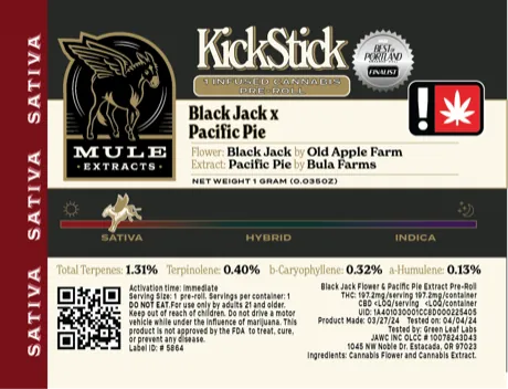 Black Jack x Pacific Pie KickStick
