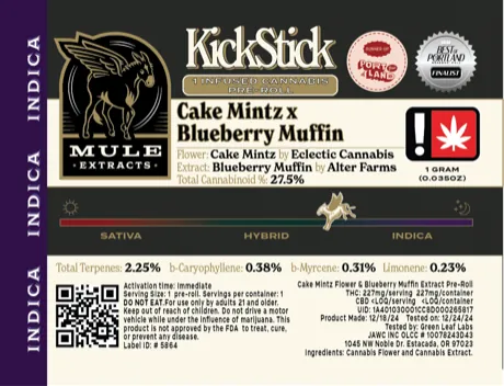 Cake Mintz x Blueberry Muffin KickStick