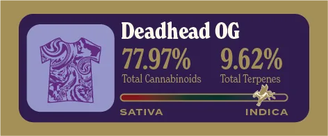 Deadhead OG Pure Live Resin front label