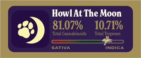 Howl at the Moon Pure Live Resin front label