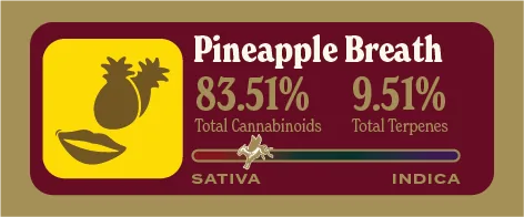 Pineapple Breath Pure Live Resin front label