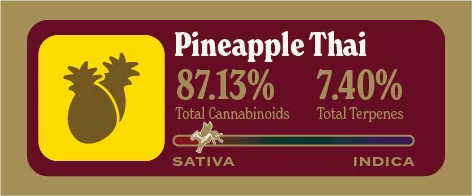 Pineapple Thai Pure Live Resin front label