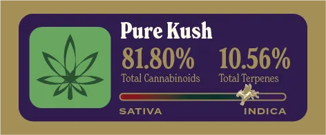 Pure Kush Pure Live Resin front label