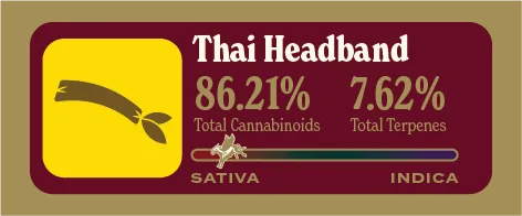 Thai Headband Pure Live Resin front label